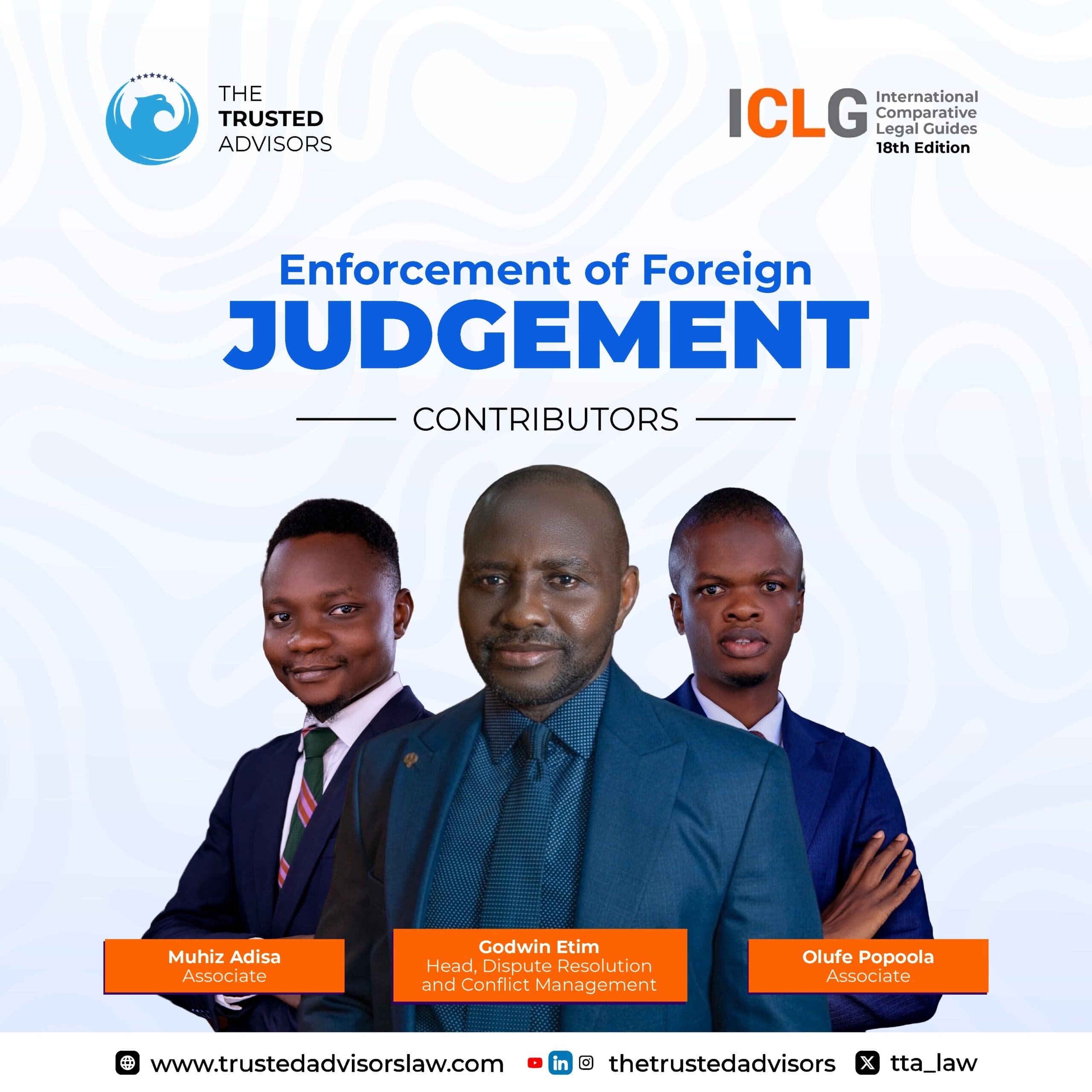 Nigeria Chapter of ICLG 2024: Enforcement of Foreign Judgements